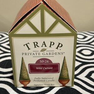 New in Box Trapp Glass Candle in Wild Currant.